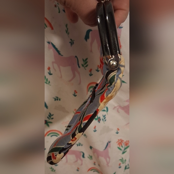 NWOT Vera Bradley Sun Valley Boho Geometic Flap Over Kiss Lock Clutch Purse Bag - Picture 9 of 13